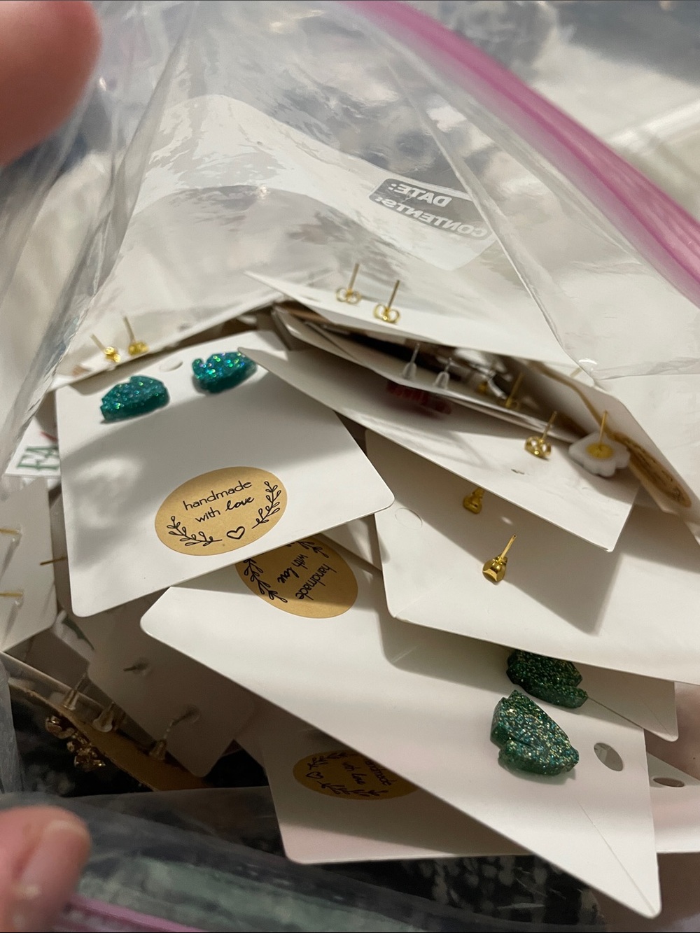 100+ pair of NWT Christmas earrings